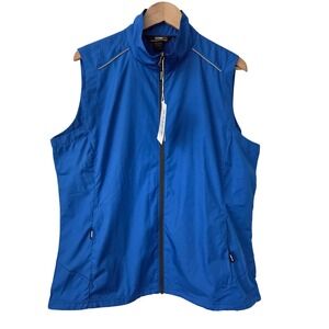 Core365 Womens Sleeveless Vest Jacket Size XL Royal Blue NWT‎